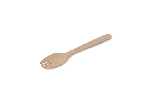 Wooden Spork 165 mm (100 Units)