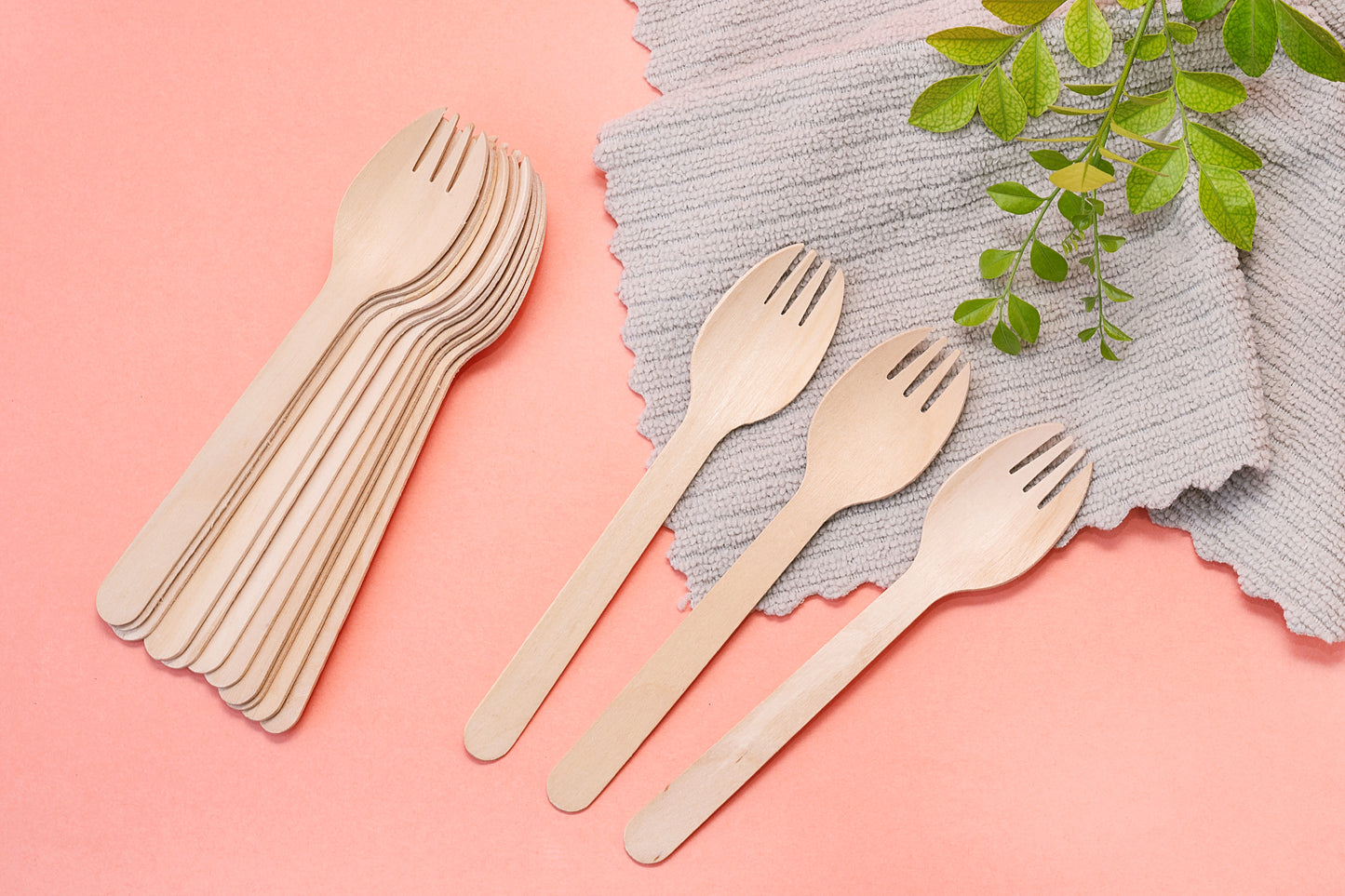 Wooden Spork 165 mm (100 Units)
