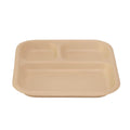 Bagasse 3-Compartment Menu Plates – photo 1