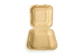 8x8" Bagasse Clamshell – photo 1